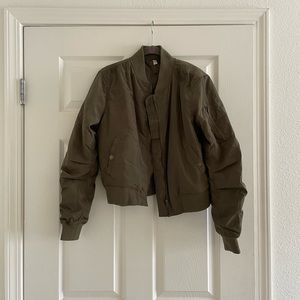 Active green bomber jacket size small